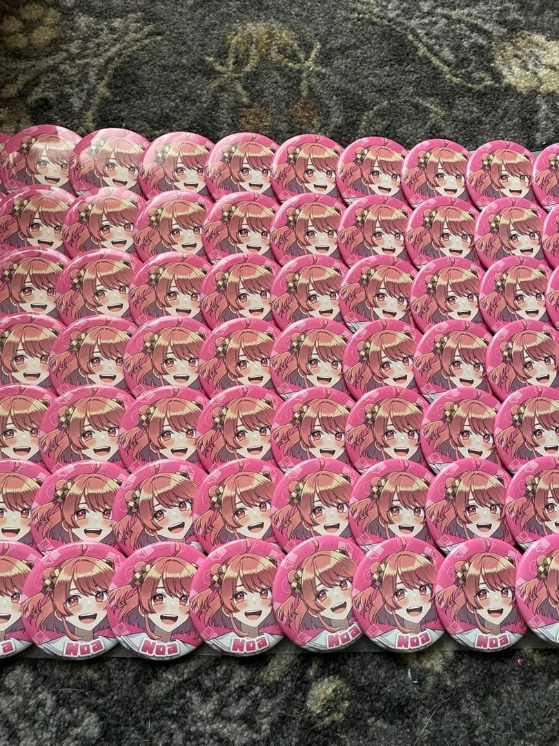 のあさん 缶バッジ 70個セット売り バラ売り不可