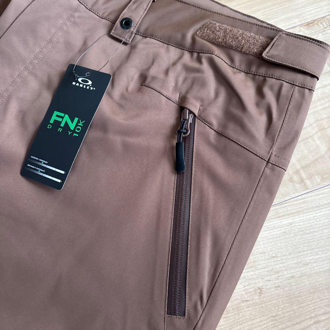 新品　オークリー　メンズ　スノーボードパンツ　ブラウン　撥水　日本XLサイズ