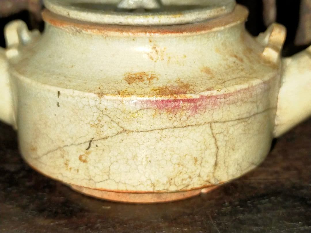 ♥御深井♥　急須　♥両口♥　発掘品　骨董　古玩