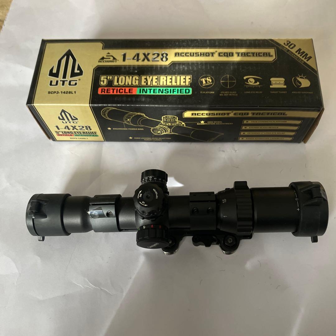 トイガン UTG Accushot CQP Tactical 1-4X28 Leapers