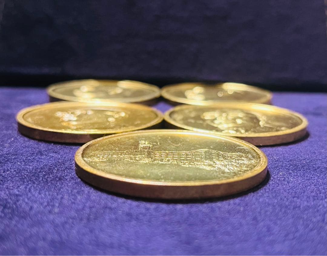 中華民国建国七十年記念・5枚セット/やや傷や汚れ あり