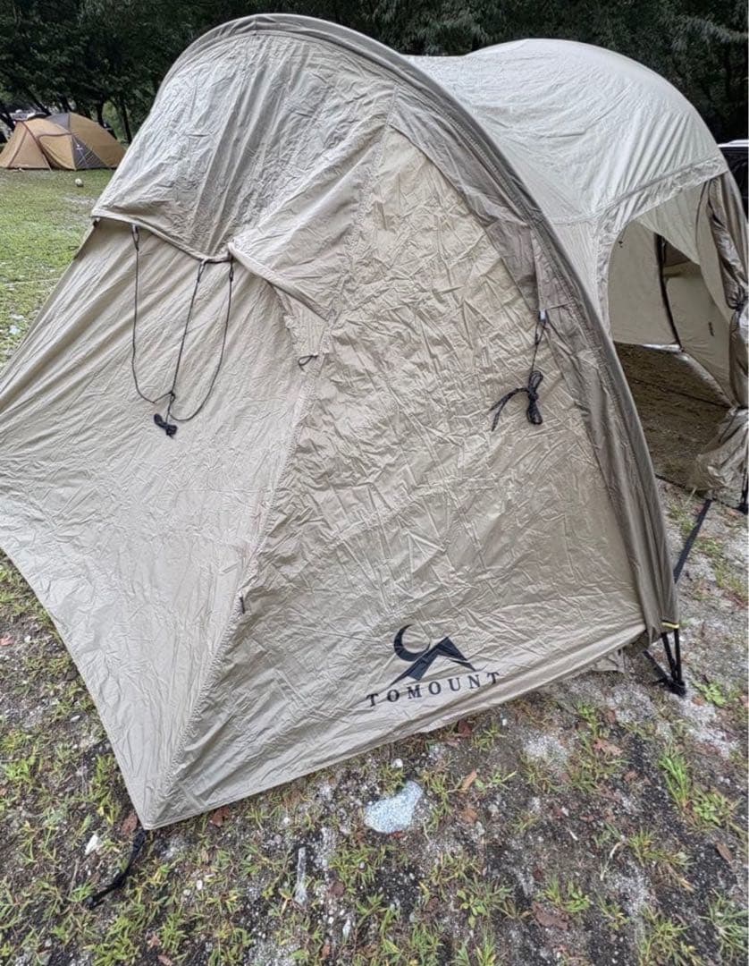 【美品】TOMOUNT トンネルテント 2ルームテント