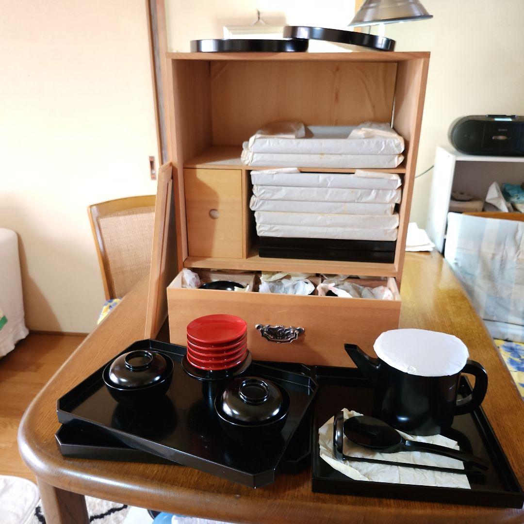 茶道具、輪島塗、茶懐石用10客席未使用　たのメル便使用