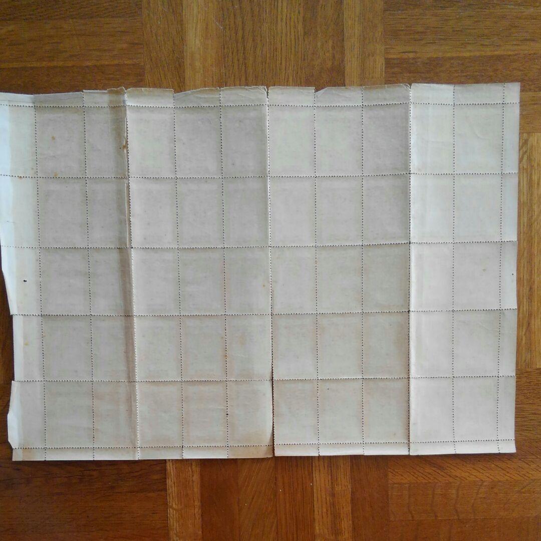 大正銀婚記念切手　三銭　50枚1シ-ト