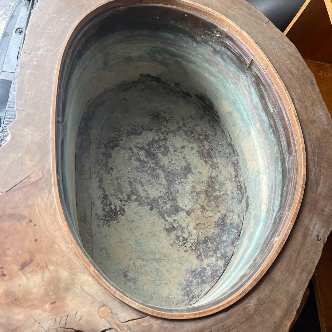 アンティーク 木製 火鉢