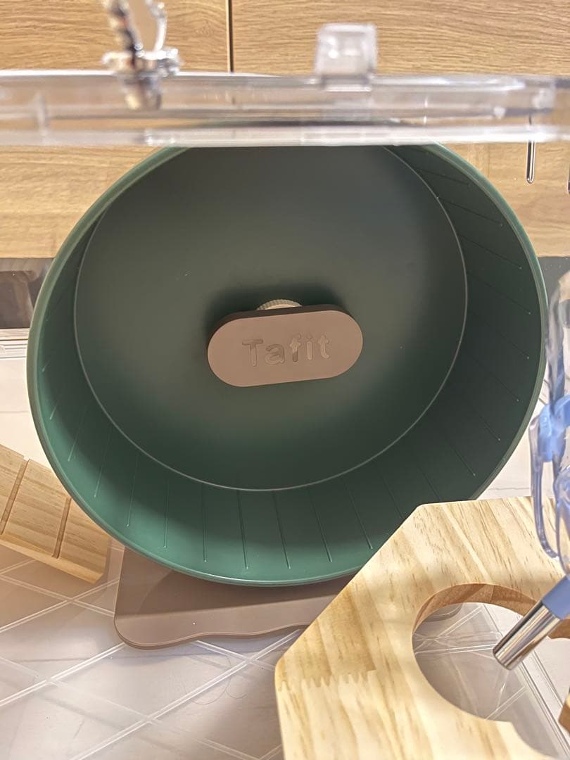 ほぼ新品！ハムスター用　大容量60cmケージ＋26cmホイール＋付属多数