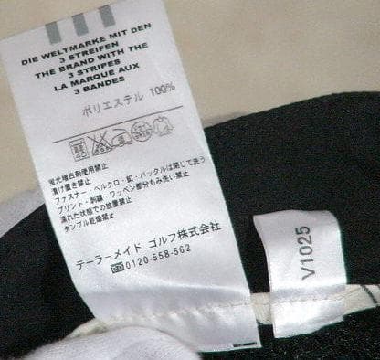 23840　アディダス　メンズ　ゴルフ　パンツ　黒　Ｗ76