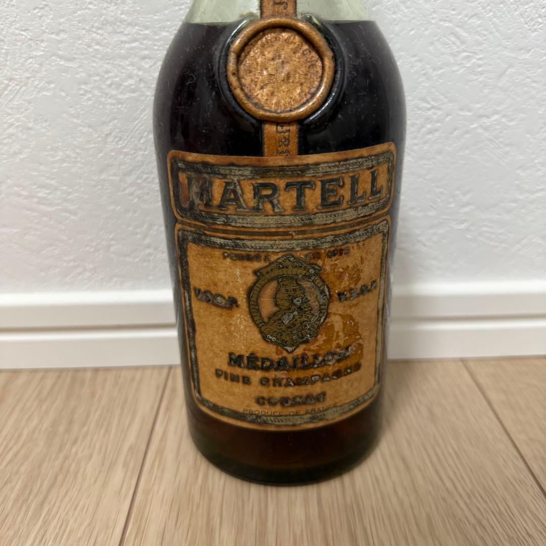 【古酒】MARTELL マーテル VSOP メダイヨン 白ラベル 未開栓　箱無