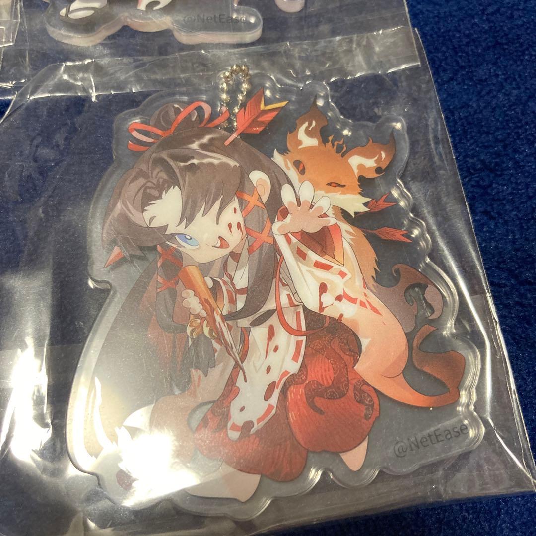 陰陽師本格幻想RPG 京の不思議 アクリルキーホルダー　６個セット　非売品