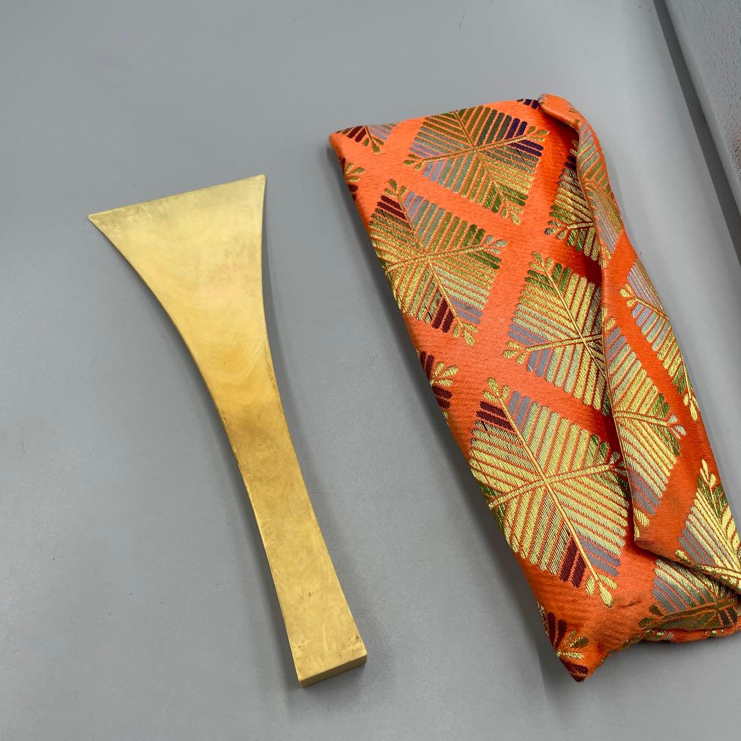 239ヴィンテージ 天然素材　三味線バチ　重さ約90g