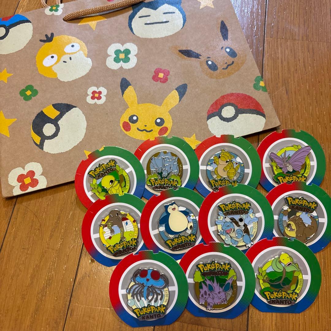 ポケパークカントー ピンズ 11点 まとめ売り