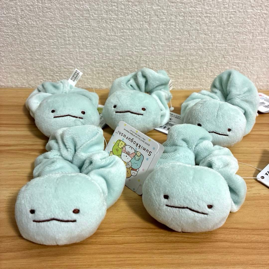 すみっコぐらし　マスコット付き　シュシュ　ヘアゴム