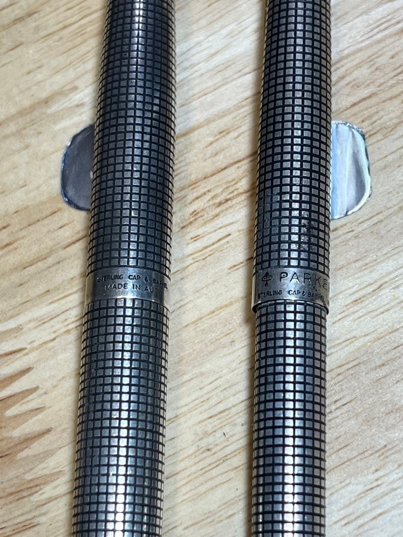 パーカー/Parker 万年筆・ボールペンセット　★スターリングシルバー　14Ｋ