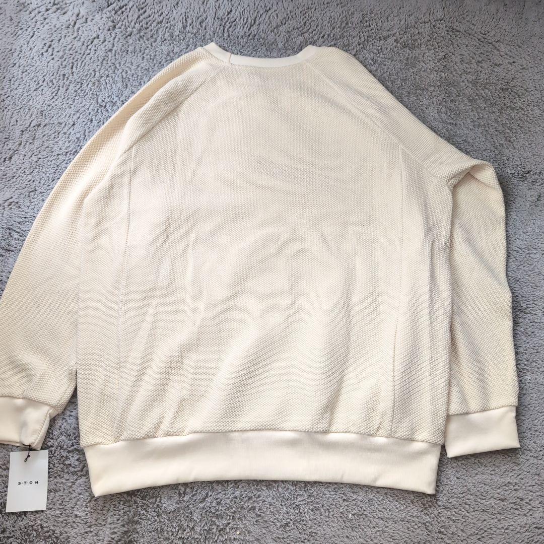 antiqua GOLF × STCH エンボスジャガードトップス LXL