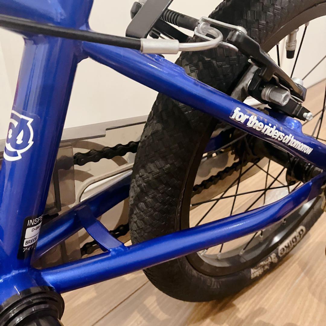 るんるん専用d-bike master 16インチ ブルー 送料無料補助輪無