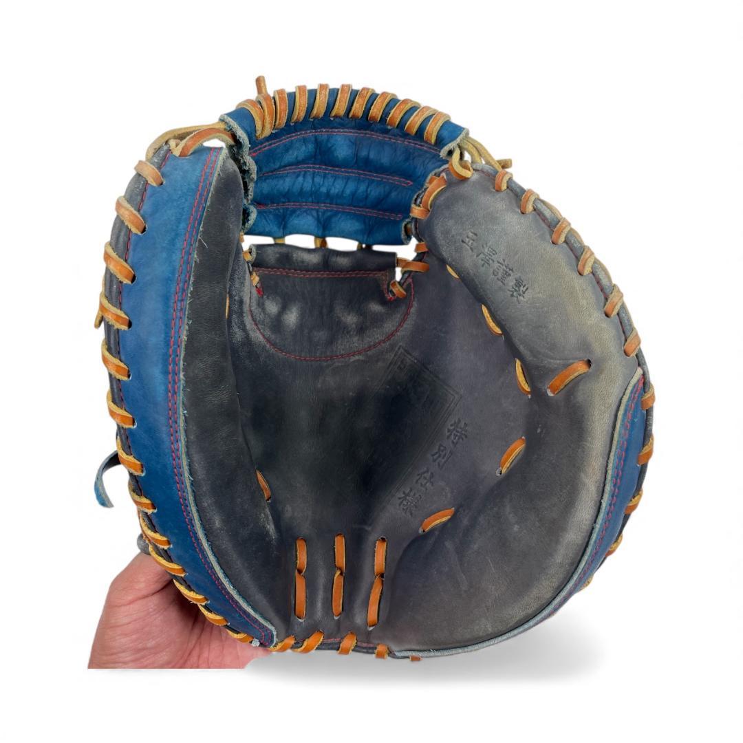 玉澤 TAMAZAWA 純日本製 キャッチャーミット（軟式用） 完全手作 刺繍入