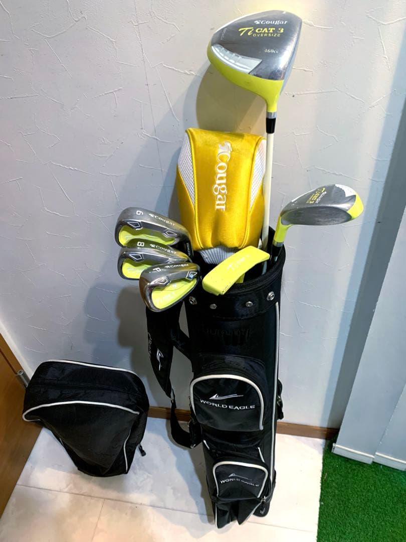 レディースゴルフクラブ　ハーフセット　クーガー　優しい　バッグ/ワールドイーグル