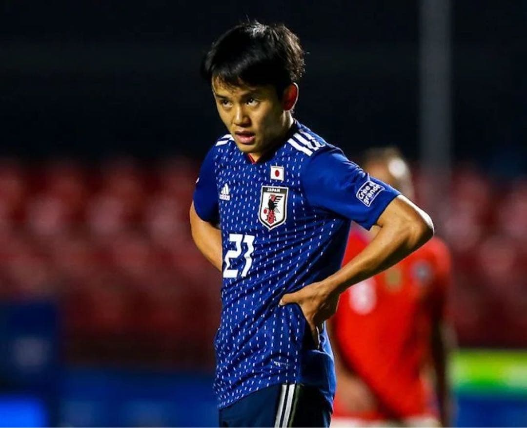 【本人着用品】久保建英 日本代表 ユニフォーム 上下セット