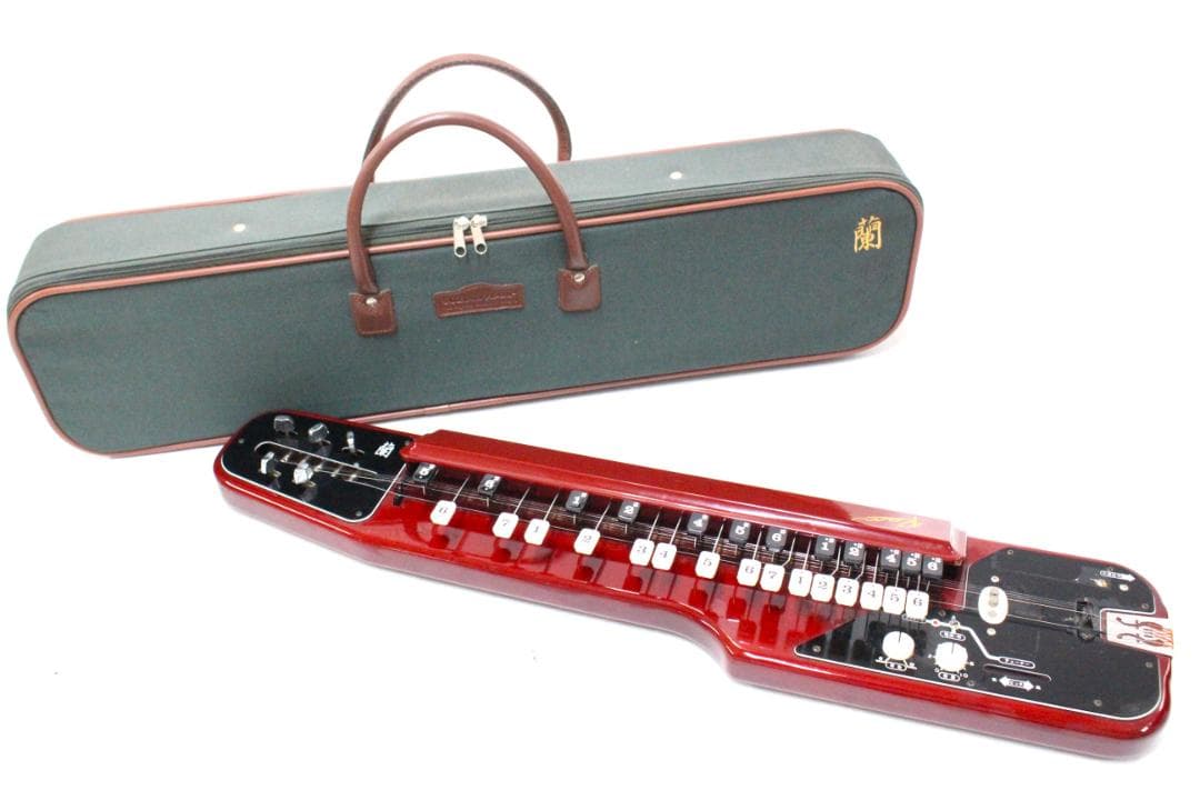 ♡SUZUKI 大正琴 蘭 ソフト 電気大正琴 ケース付き EE0H01009