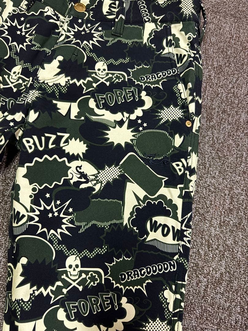 ダンスウィズドラゴン コミック風グラフィックパンツ メンズ ゴルフ