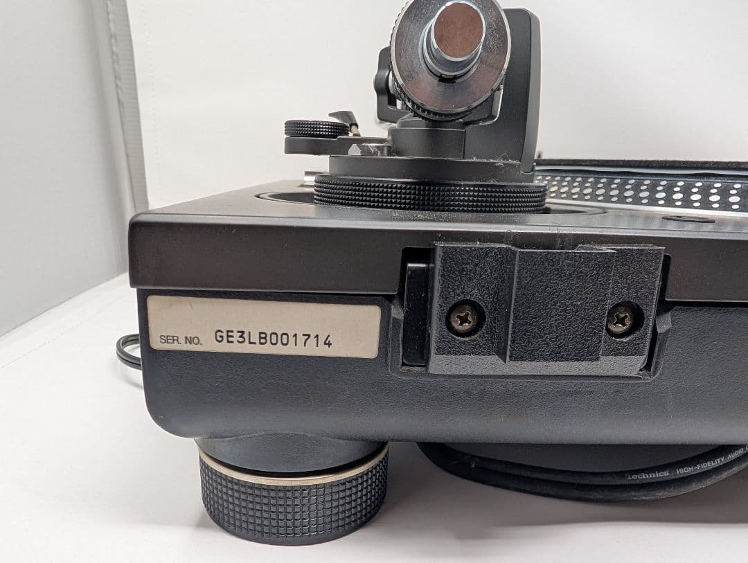 【美品・動作確認済】Technics SL-1200MK5 ターンテーブル 黒