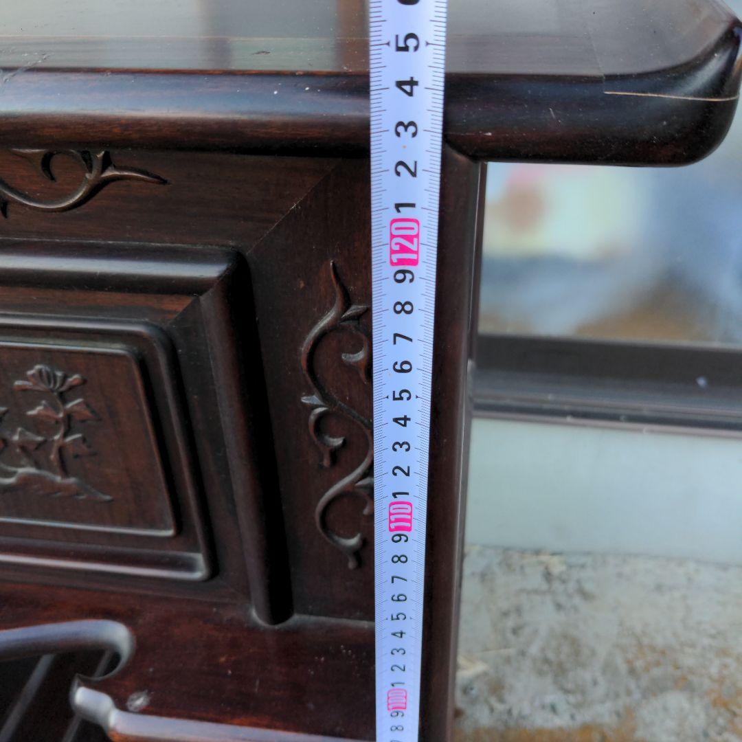 木製彫刻収納棚