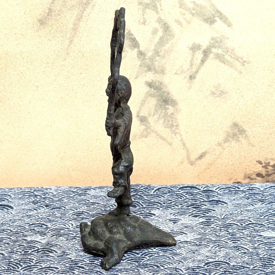 雷神三本脚蛙　唐物　縁起物　置物　　　　　骨董品　アンティーク　レトロ