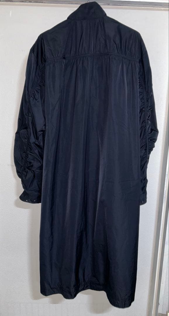 adidas コートPRSVE オーバーサイズフィット ロングコート　BLACK