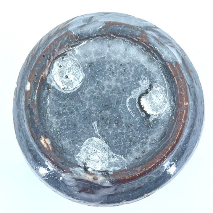 笠原窯　水野露堂/二郎造　鼠志野とっくり