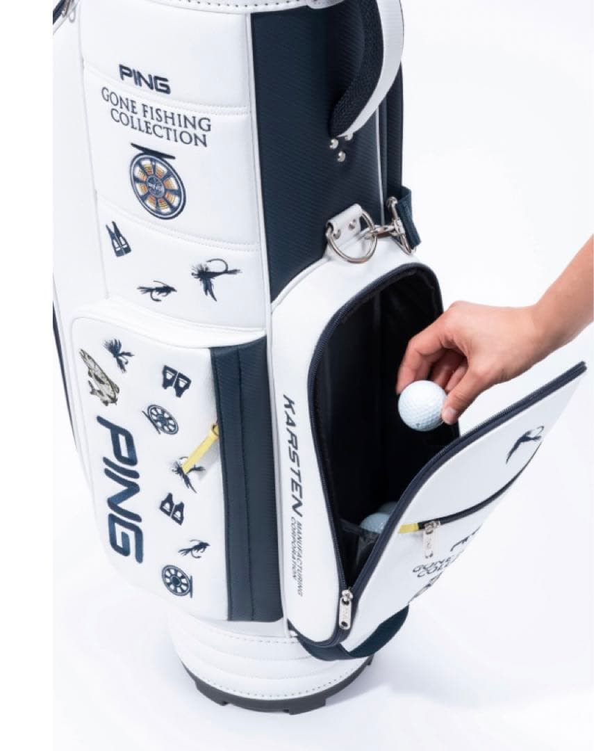 新品◆限定品◆2025年◆ピンGONE FISHINGCB-N2505 ホワイト