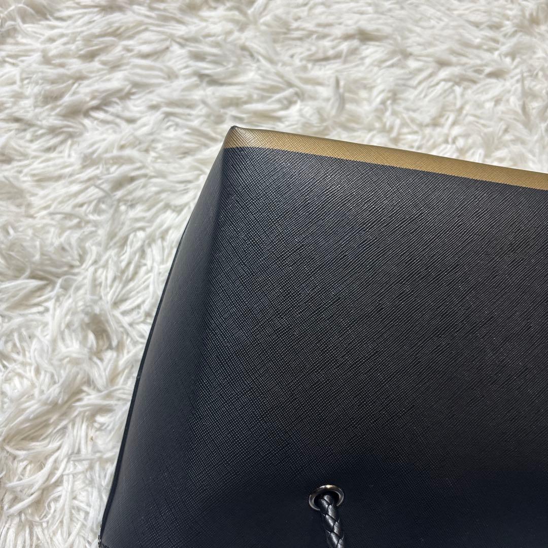 St ANDREWS ブラックトートバッグ　美品