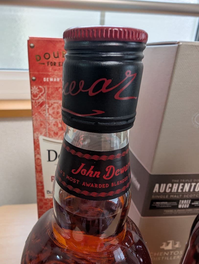 デュワーズ　オーヘントッシャン　３本　ウイスキーセット