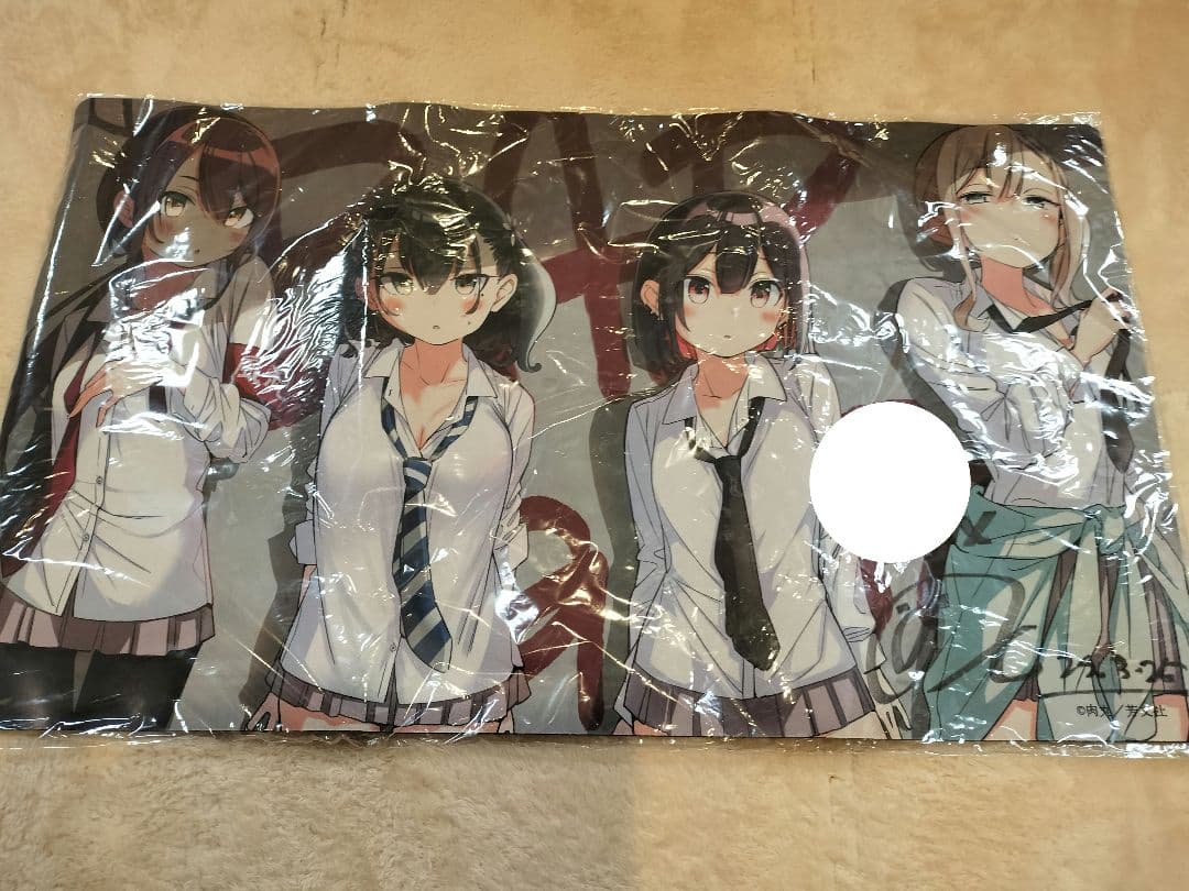 ばっどがーる　ラバーマット　直筆サイン入り