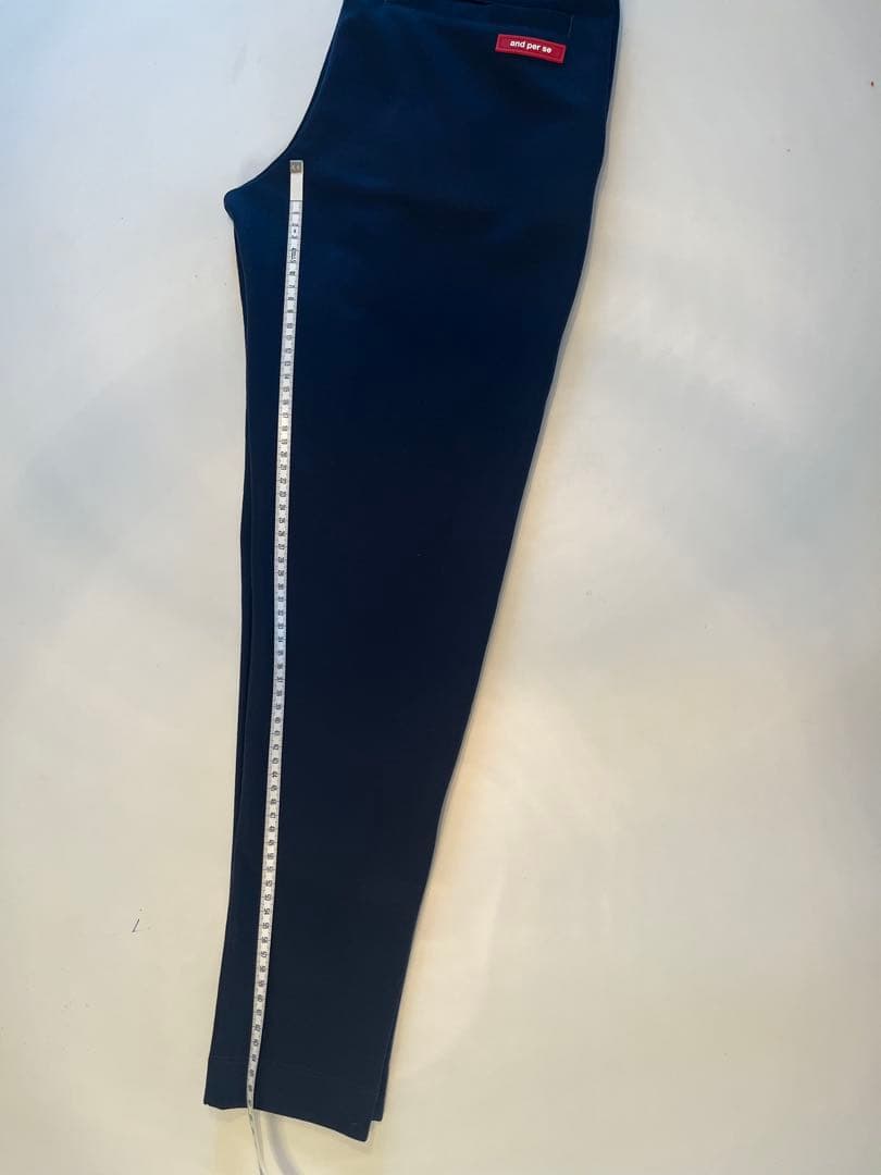 アンパスィ　and per se パンツ ネイビー
