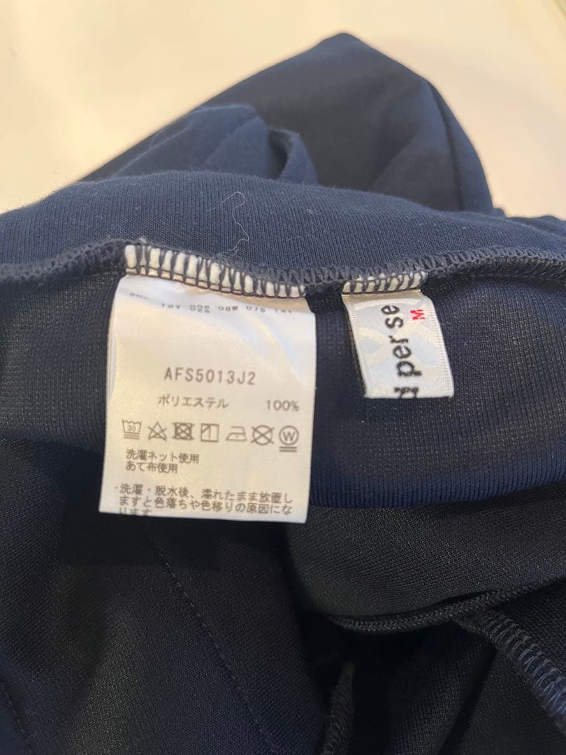 アンパスィ　and per se パンツ ネイビー