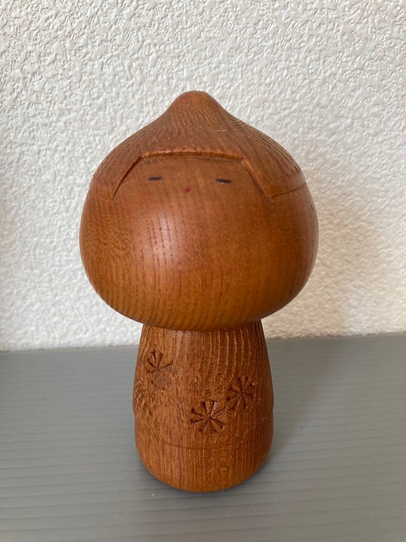 ⭐︎こけし 創作 武田まさし 童心 2体 ♪kokeshidoll 木彫り