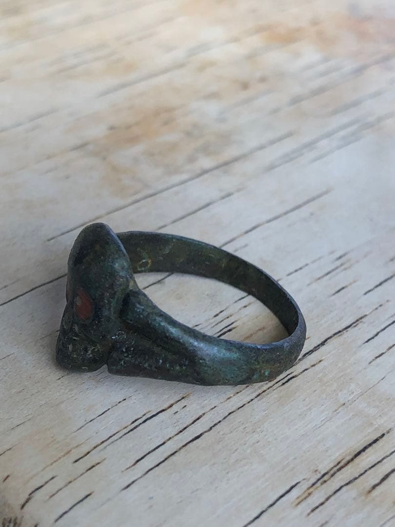 ビンテージ　スカル　髑髏　骸骨　リング　アンティーク　ネイバーフッド