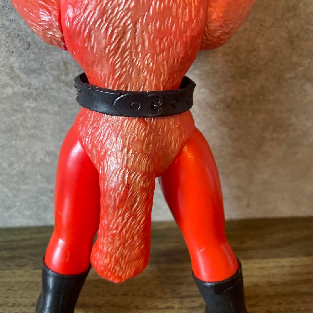 週末削除旧バンダイ当時物仮面ライダー怪人ムササビードルソフビ落書きなし刻印あり