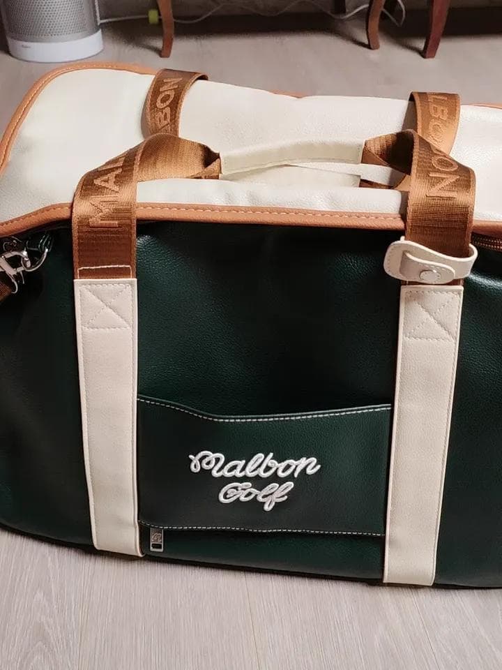 Malbon ゴルフ ボストンバッグ グリーン限定モデル⭐ユニセックス 大容量✨