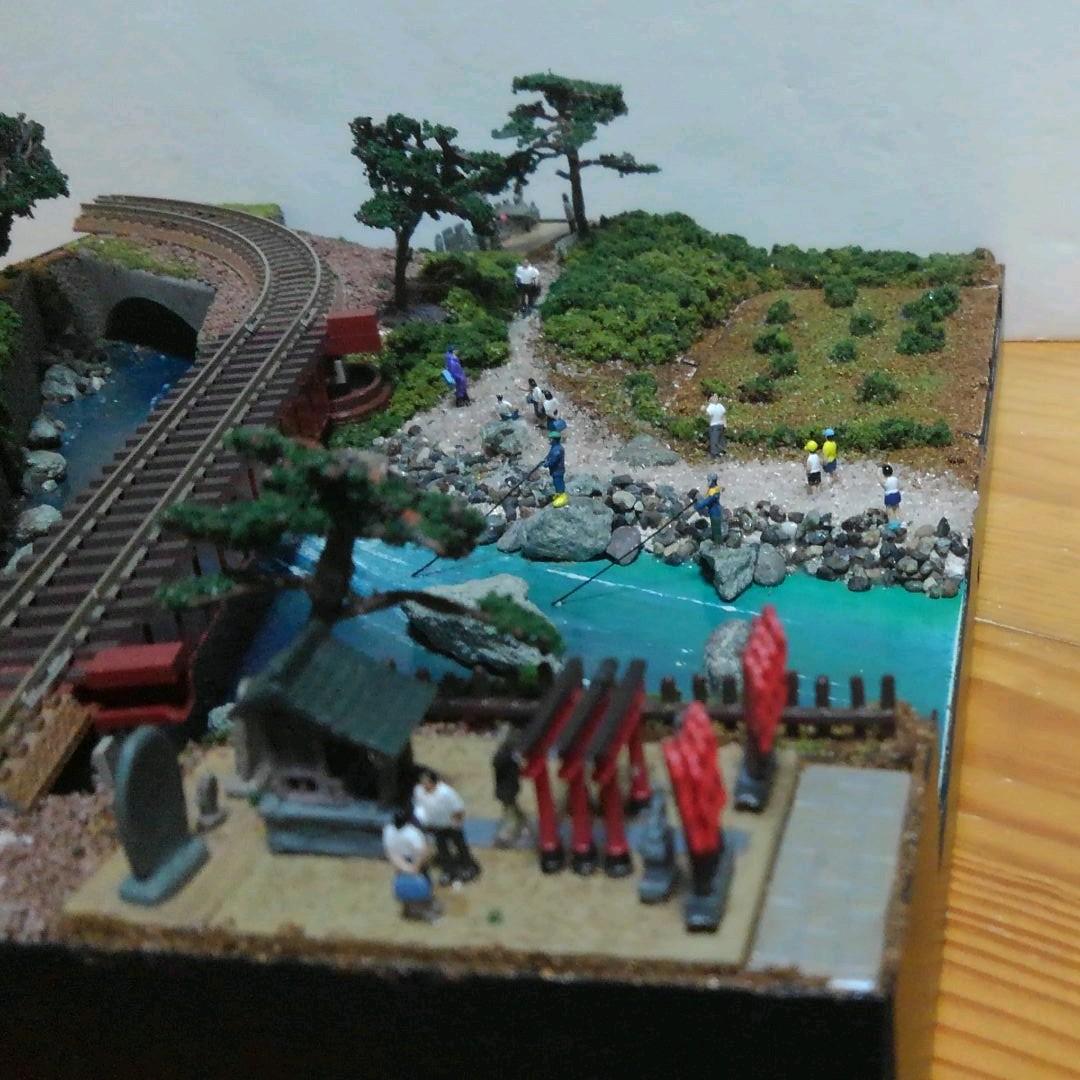 模型　少年時代　ジオラマ　昭和の街　里山