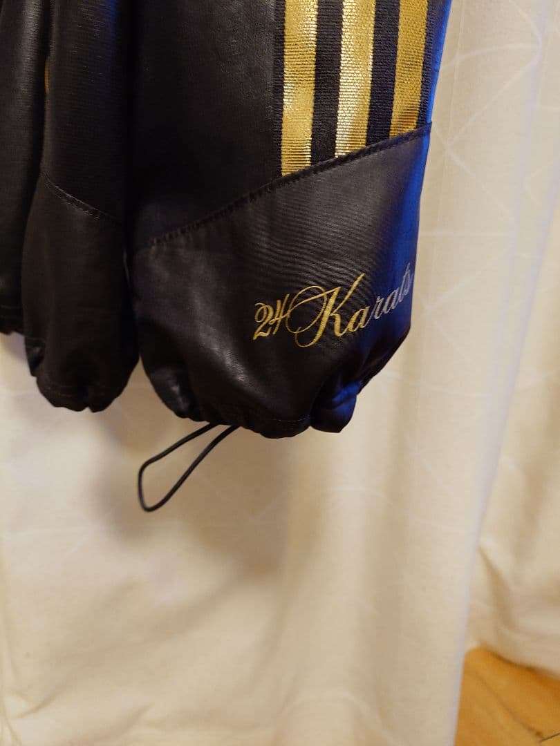 adidas×24karats限定コラボジャージ上下セット 黒/金