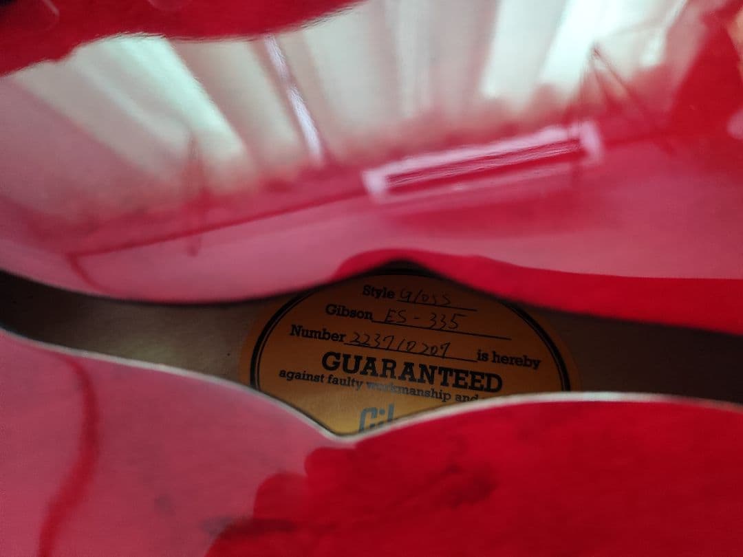 ギター Gibson ES-335 Sixties Cherry