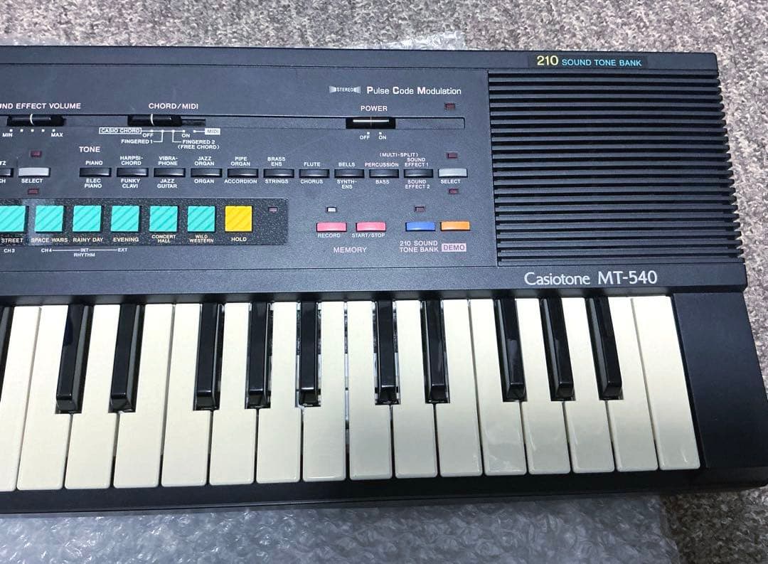 Casio MT-540☆珍品シンセ☆環境音BGM機能付き☆美品箱付き☆