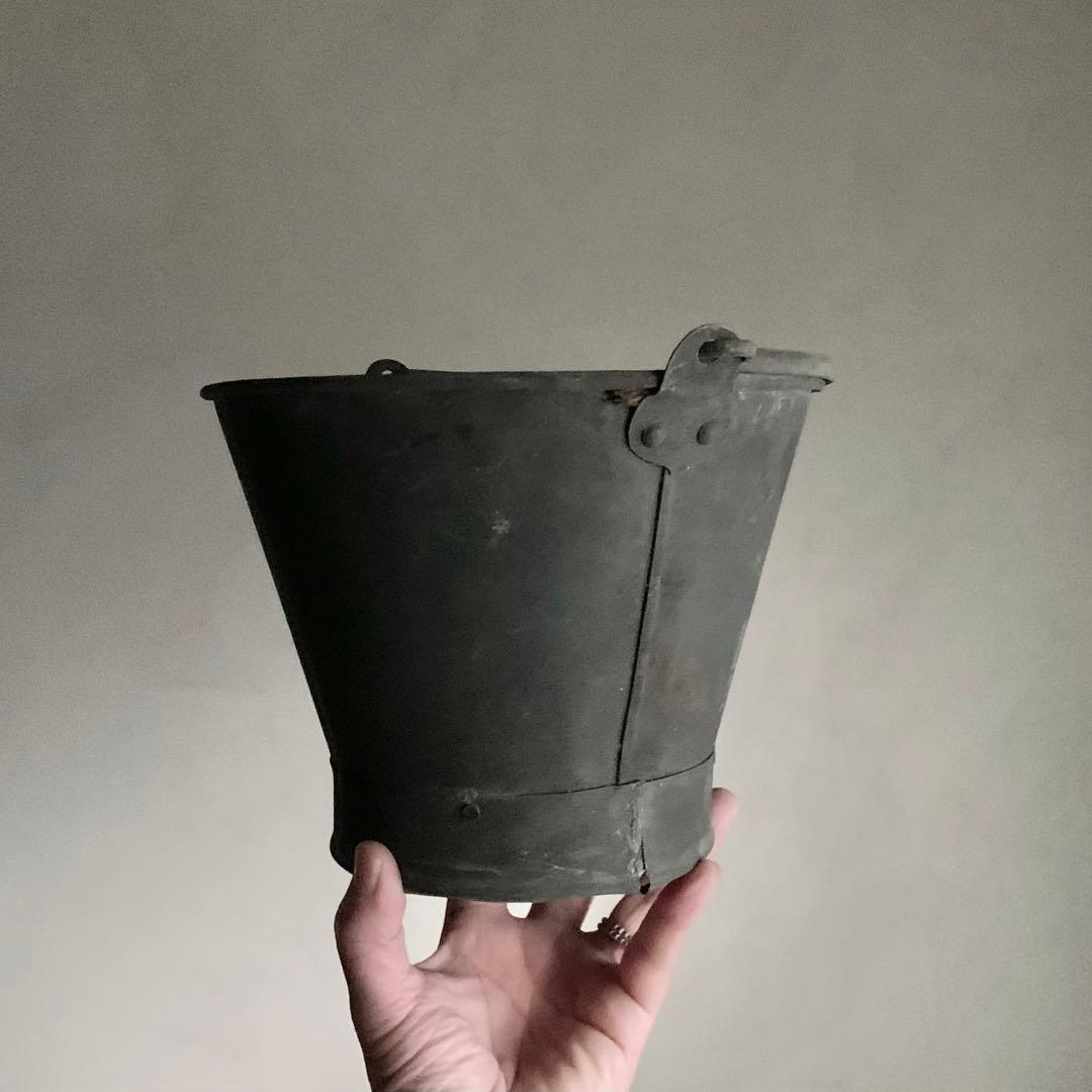 銅の バケツ 古道具 アンティーク 銅製バケツ ブロカント