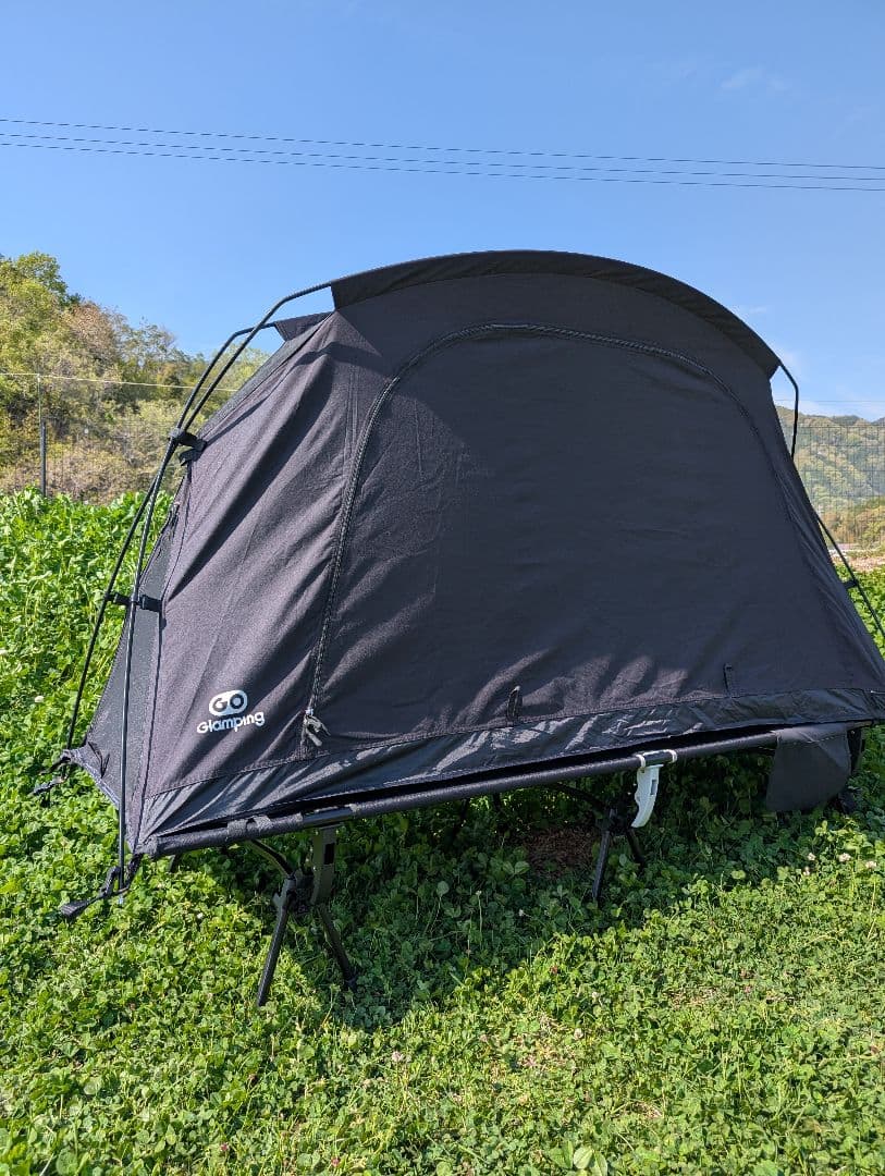 goglanping sky eye ct&flyとコットの３点セット