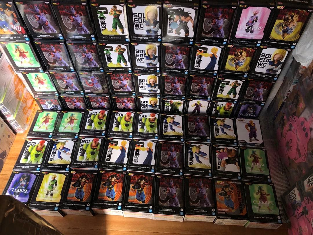 ドラゴンボール　フィギュア　ジャネンバ　ブロリー　16号　18号　出陣　63個