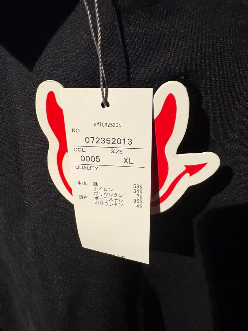 まめろん 新品未使用WAACオーバサイズスウェットシャツブラック