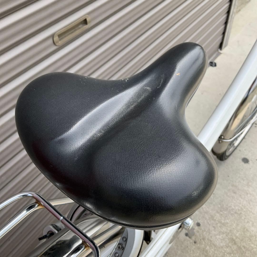 【前橋市内引渡】ママチャリ 26インチ自転車 6段変速/カゴ/鍵/ライトなし