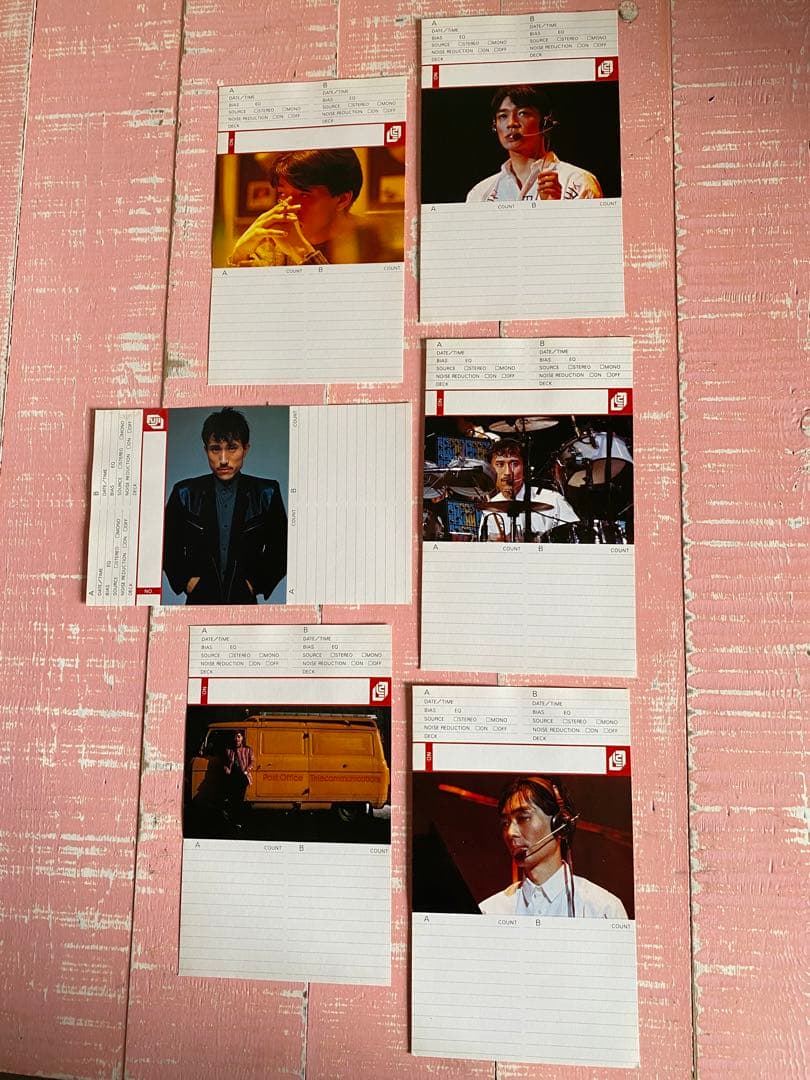 YMO 写真カセット インデックス14枚　ヴィンテージ