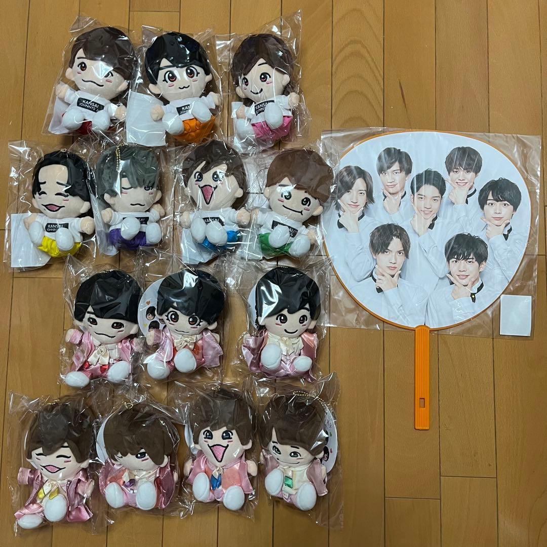 なにわ男子 ちびぬい 14体 うちわ セット